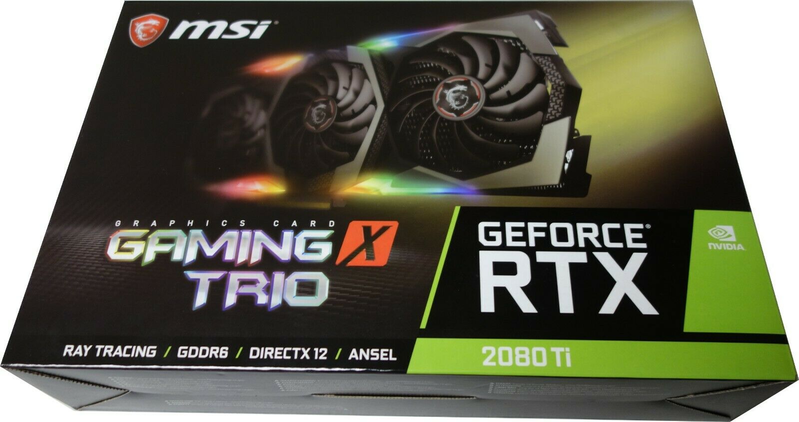 MSI RTX 2080 Ti GAMING X TRIO 11GB GDRR6 352-bit VR Ready Graphics Card 1 MSI RTX 2080 Ti GAMING X TRIO 11GB GDRR6 352-bit VR Ready Graphics Card